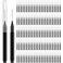 120PCs Micro Eyebrow Spoolies &amp; Laminator Brush Set with Cap, Eyelash Comb, Interdental Brushes, Lash Filler &amp; Eyebrow Lift Tint Tools
