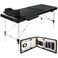 Lash Bed for Lash Extensions Portable Lash Bed Massage Table with Eyelash Pillow Esthetician Bed Salon Table Spa Table Spa Bed Height Adjustable Waterproof Aluminum Frame (Black)