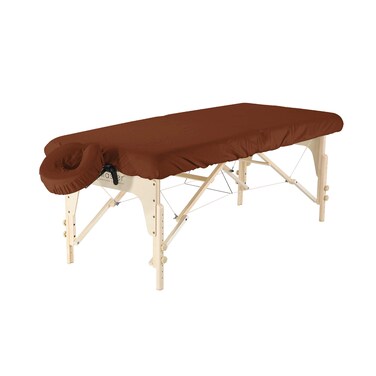 Master Massage Dignity &amp; Luxury Microfiber Table Cover Set (table Cover &amp; Face Cushion Cover) (2pc) (dark Chocolate)