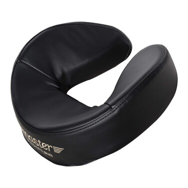 Master Massages Patented Ultra Plush Memory Foam Face Cushion Pillow Headrest, Black, 1 Count