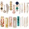 Mehayi 20 PCS Pearl Hair Clips Set Fashion Korean Acrylic Resin Hair Barrettes, Bobby Pins Hairpins for Women and Ladies Girls Headwear Styling Tools, Hair Accessories for Decorative Party Wedding