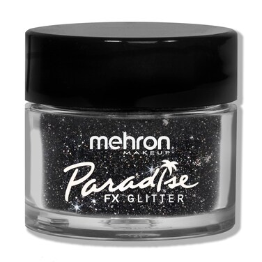 Mehron Makeup Paradise Glitter FX   Professional Cosmetic for Makeup &amp; Art   Vibrant &amp; Shimmering Loose Glitter .25 oz (7 g) (Black)