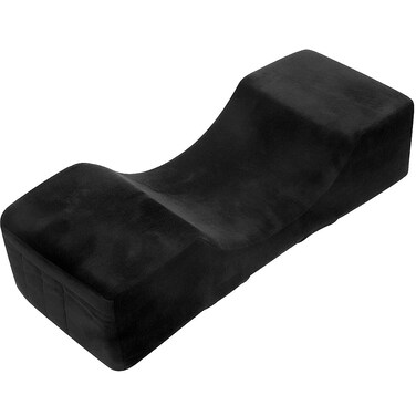 Eyelash Extension Velvet Lash Pillow Beauty Salon Memory Foam Neck Pillow for Lash Extension Grafting Make Up (Black)