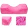 Eyelash Extension Velvet Lash Pillow Beauty Salon Memory Foam Neck Pillow for Lash Extension Grafting Make Up (Rose)