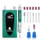 MelodySusie 35000RPM MM400C Nail Drill Professional, Rechargeable Cordless Nail Drill Machine Portable Efile for Acrylic Gel Nails Remove, 8Pcs Nail Drill Bits, Low Noise Low Heat, Sparkle Plus, Green