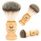 Shaving Brush for Men, Wood handle Shave Brush,Mens Shaving Cream &amp; Soap Brush (skull)