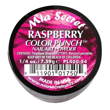 Mia Secret Professional Color Punch Collection Acrylic Powder ( Pick Your Color ) (Raspberry)
