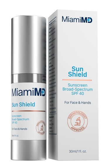 Sun Shield Sunscreen (30ml) Face for Women - Spf 40 Broad Spectrum Face Sunscreen - Sunblock with Vitamin C - Sun Screen with Hydrating and Moisturizing Aloe Vera for All Skin Types