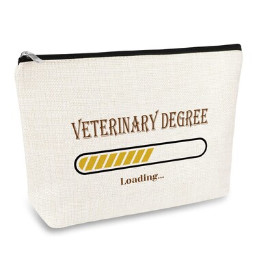 Future Veterinarian Gift Makeup Bag Veterinarian Appreciation Gift Cosmetic Bag Vet Student Gift Veterinary Technician Gift Veterinary School Gift Christmas Birthday Gifts Travel Toiletry Bag