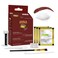 MINA ibrow Hair Color Tint Kit Regular Pack with Brush For Professional Tinting &amp; Coloring, Covers Gray Hair, Stays up to 6 Weeks-(30 applications)(Burgundy)