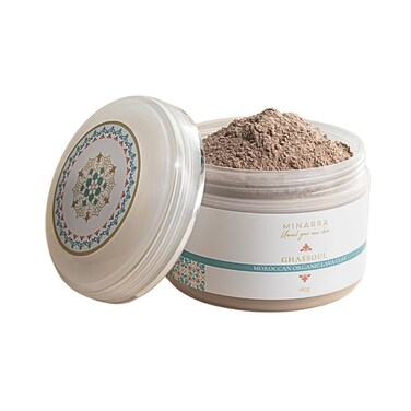 Real Moroccan Ghassoul Lava Clay Skin Cleanser &amp; Moisturizer, Sourced in Morroco, Natural, Exfoliates, Cleanses, Reduces Oil, 8 oz