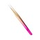 Straight Eyelash Extension Tweezers Gold Pink Gradient Ice Crack Precision Lash Extension Isolation Tweezers for Grafting Eyelash extension