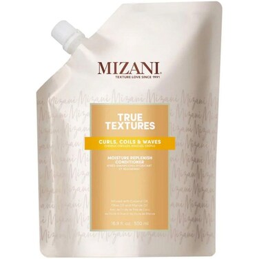 MIZANI True Textures Moisture Replenish Conditioner - Moisturizes &amp; Defines Curls, Silicone &amp; Paraben-Free For Curly Hair