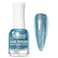 MIZHSE Quick Dry Glitter Blue Nail Polish, Fast Drying Nail Polish, 15ml High Glossy Sparkly Shiny Shimmer Nail Lacquer Nail Art Salon Manicure Home