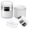 2Pack 100ml Airless Pump Jar - 3.5 Oz Moisturizer Pump Dispenser, Travel Lotion Container Vacuum Bottle for Skin Care, Thick Moisturizer, Skincare Cream