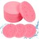 50-Count Compressed Facial Sponges, 100% Natural Cosmetic Spa Sponges for Facial Cleansing for Daily Facial Cleansing, Exfoliating Mask, Makeup Remover. Ideal for Home and Travel. (Sakura Pink)