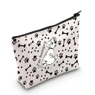 MNIGIU 101 Dogs Cartoon Movie Inspired Rolly Lover Gift I&rsquo;m Hungry Cosmetic Bag Dalmatians Movie Fans Gift (I&rsquo;m Hungry)