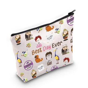 Up Movie Inspired Gift - Best Day Ever Cosmetic Makeup Bag for Up Movie Lover