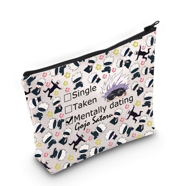 MNIGIU JJK Anime Inspired Gift SG Cosmetic Bag JJK Anime Lover Gift JJK Anime Themed Gift (Taken Bag)