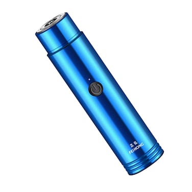 Mobestech Foil Shaver Facial Hair Removal, Mini Hair Remover Device, Protable Electric Razor Shaver Trimmer Portable Painless Bikini Epilator for Men Women USB Rechargeable -Blue Mens Razors