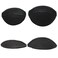 4Pcs Women's Bump It up Volume Hair Base Styling Insert Tool Do Beehive Hair Styler Accessories (2 Small, 2 Large)
