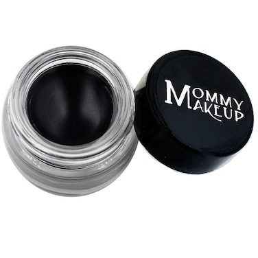 Mommy Makeup Waterproof Stay Put Gel Eyeliner Pot with Semi Permanent Micropigments - Long Lasting, Highly Pigmented Eye Liner, 0.14 oz (Olive It Up)