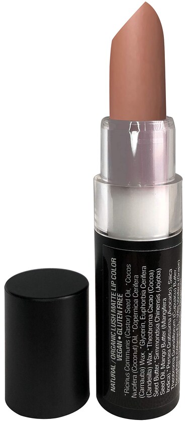 Mom's Secret 100% Natural Matte Lipstick, Organic, Long Lasting, Vegan, Gluten Free, Cruelty Free, Made in the USA, 0.12 oz. (Feelin' Peachy)