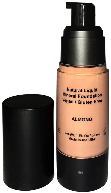 Mom's Secret 100% Natural Liquid Foundation, Organic, Vegan, Aloe Based, Natural Sun Protection, Gluten Free, Cruelty Free, Made in the USA, 1FL Oz. (Cork)