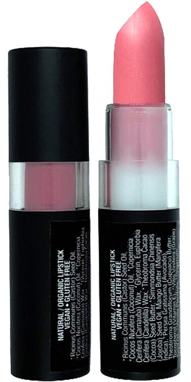 Mom's Secret Natural Lipstick, Organic, Vegan, Gluten Free, Cruelty Free, Made in the USA, 0.12 oz. (Precious Pink)