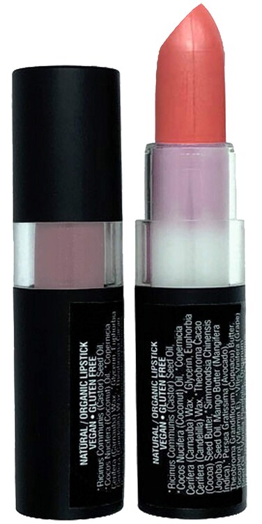 Mom's Secret Natural Lipstick, Organic, Vegan, Gluten Free, Cruelty Free, Made in the USA, 0.12 oz. (Radiant Rose)