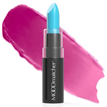 MOODmatcher Original Color Changing Lipstick &ndash; 12 Hours Long-Lasting, Moisturizing, Smudge-Proof, Glamorous Personalized Color, Premium Quality &ndash; Made in USA (Light Blue)