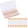 Clear Disposable Eyeshadow Sponge Applicators, 50PCS Double Sided Eye Shadow Applicator Sticks with Box