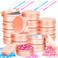 MotBach 16 Pack 2oz Tin Jars, 60ml Metal Tin cans, 2Ounce Aluminum tin can jar Containers with Screw Lid for Lotion Bars, Toiletries, Creams, Samples, Makeup Cosmetic, Spices, Salve, Balms, Beard Balm