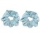 Velvet Scrunchies Ultra Soft - Set of 2 (Light Green)