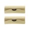 Motique Accessories Gold Solid Satin Ladies Lipstick Case With Mirror Purse Holder Set of 2