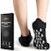 MoyRetty Moisturizing Silicone Socks for Men - Large Size, Ultimate Aloe-Infused Gel for Home Use - Say Goodbye to Dry Cracked Feet Black