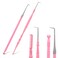 2 in 1 Lash Lift Tool Kit,Stainless Steel Lash Lift and Tint Kit Professional Lash Lift Supplies Metal Lash Lift Rods Eyelash Separator Tool with Separating Comb (2 Pack)