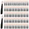 Eyeshadow Applicators, 100 Pcs Disposable Eye Shadow Applicator Sticks Mini Portable Travel Eyeshadow Brush Set Dual Sides Eye Shadow Brushes Multipurpose Eye Makeup Brushes with Sponge Tip for Women