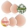 4 PCS Makeup Puff, Korean Makeup Sponges Teardrop Setting Powder Puff Face Makeup Cushion Puff Soft Beauty Blender Sponge for Foundation Concealer Liquid Cream and Powder, Beginner-Friendly, XL/L