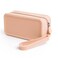 Travel Makeup Bag, Silicone Cosmetic Bags for Women, Cosmetic Organizer Case with Zipper, Waterproof Travel Toiletry Bag Skincare Pouch with Handle