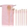 MSQ Make Up Brushes 8Pcs Makeup Brush Set Powder Brush Concealer Blending Brushes Set Stipping Brush Eyeshadow Brushes