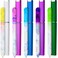 Mudder 5 Pack Glass Nail File with Case for Women Double Sided Crystal Fingernail File for Natural Nails Manicure Care Stocking Stuffers Gifts(Classic Pattern)