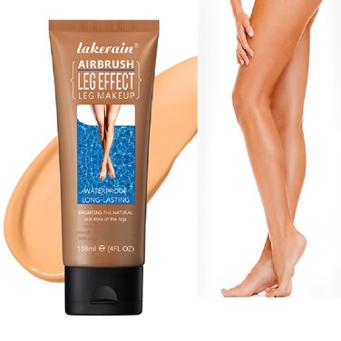 Leg Makeup Waterproof No Transfer,Leg and Body Scar Cover up Makeup,Long Last Body Foundation (3# Bronze, 4 FL OZ)