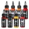 Mummy Warm Tone Tattoo Ink Set 8 Colors Evenly Long Lasting Vibrant and Bright, No Irritation Set 1 oz(30ml)