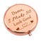 50th Birthday Gifts for Women 50 Years Old Birthday Gifts Ideas Rose Gold Compact Mirror for Mom Wife Aunt Turning 50 Gifts Women Folding Makeup Mirror for Friend Sister Women's 50th Birthday Gifts
