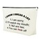Funny Sarcastic Gift Makeup Bag Humor Gift for Women Friend Funny Coworker Gift Ideas Prank Gifts Funny Cosmetic Bag Christmas Birthday Gifts for Besties Girlfriend Coworker Best Friend Travel Pouch