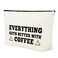 Mxrymvu Coworker Gifts for Women Makeup Bag Coffee Lover Gift Coffee Drinker Themed Cosmetic Bag for Friend Coworker Boss Sister Boss Day Present Colleague Leaving Christmas Retirement Present