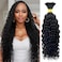 Human Braiding Hair for Boho Braids, 20 Inch 100g 2 Bundles Water Wave Bulk Human Boho Hair for Braiding 12A Virgin Curly Human Hair for Boho Knotless Braids Human Hair Bundles Natural Color