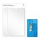 2PCS MYRO Self-Adhesive Designed Mirror 7" x 12&ldquo; Shatterproof Locker Mirror Shower Bathroom Mirror with Strong Adhesive Tapes, Ideal for School Classroom Playroom Office Camping, 3.5OZ, Square