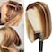 Highlight 4/27 Bob Wig Human Hair 13x4 HD Lace Front Wig Straight Hair Pre Plucked With Baby Hair 4/27 Honey Blonde Bob Wig For Women Glueless Straight Bob Wig 8 Inch 180% Density